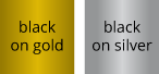 Metallic Dual tone laserable plastic swatches